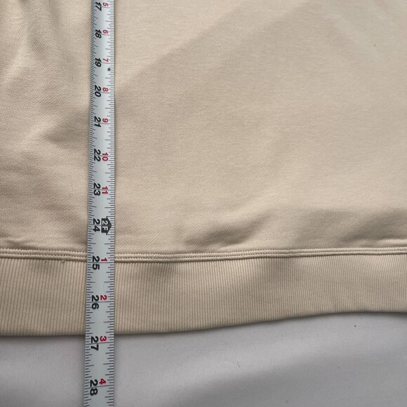Ripcurl Run Swim Leisure Fleece Sweatshirt Long Sleeve Oversized Off White S NWT - Picture 12 of 16